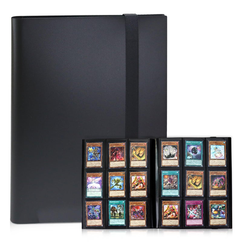 KIOEEE Card Binder 9 Pocket, PP Cover Trading Card Binder for 360 Cards, Sturdy Card Collection Album, Card Holder Folders for MTG, TCG, Game Cards & Sports Cards - Image 1